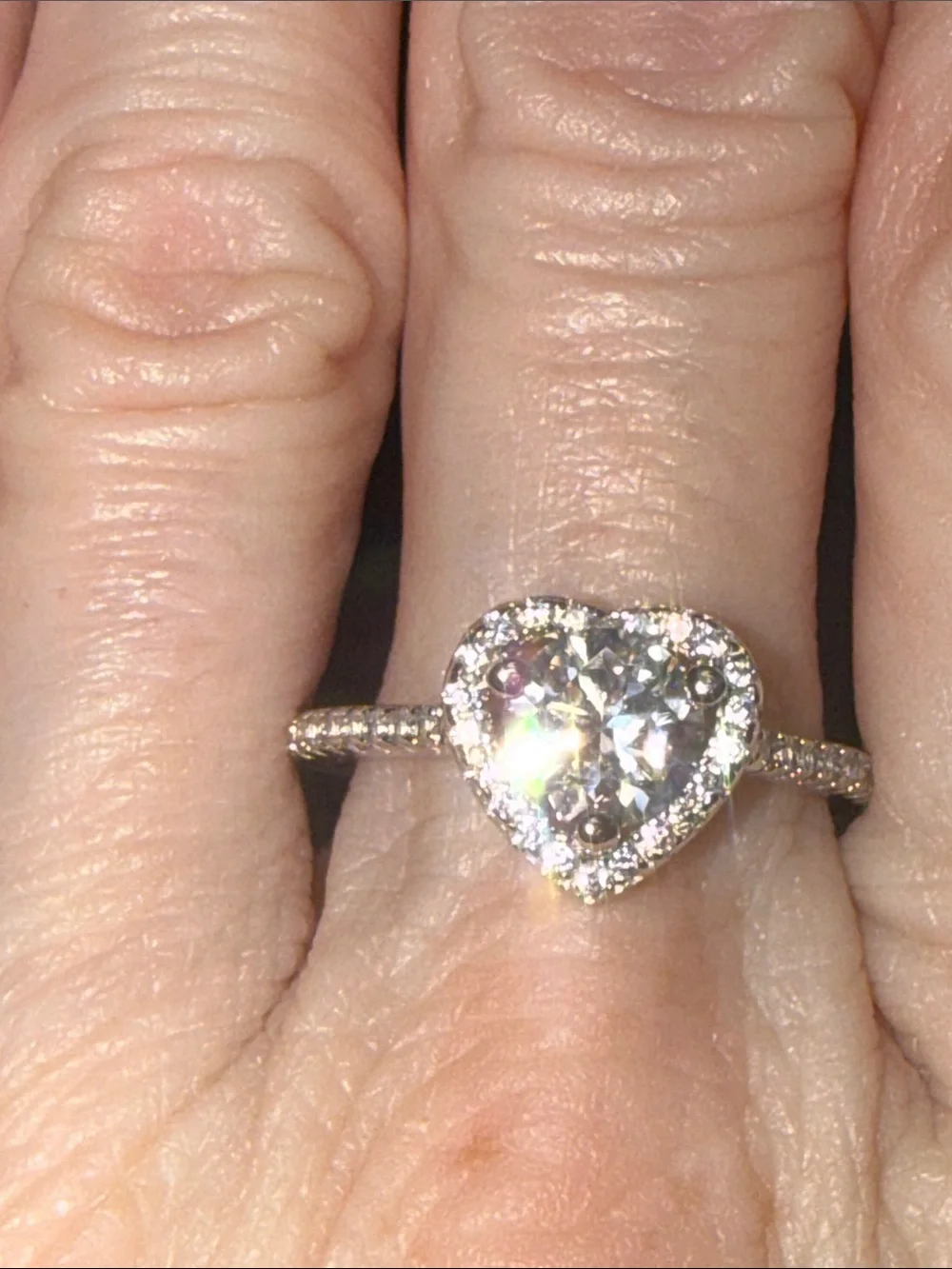 GRA CERTIFIED MOISSANITE DIAMOND 1CT 925 Sterling Silver ring NEW